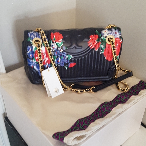 Tory Burch Handbags - Tory Burch Fleming Soft Printed Convertible Should